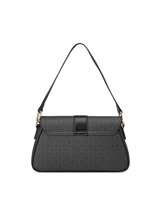 GUESS Charcoal Printed Erika Shoulder Bag GB563 - Runner