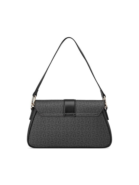 GUESS Charcoal Printed Erika Shoulder Bag GB563 - Runner