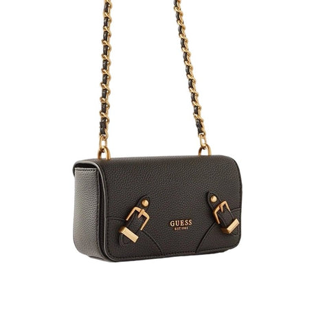 GUESS CORDELIA Logo Luxury Satchel shoulder bag - BLACL - GB306 - Runner