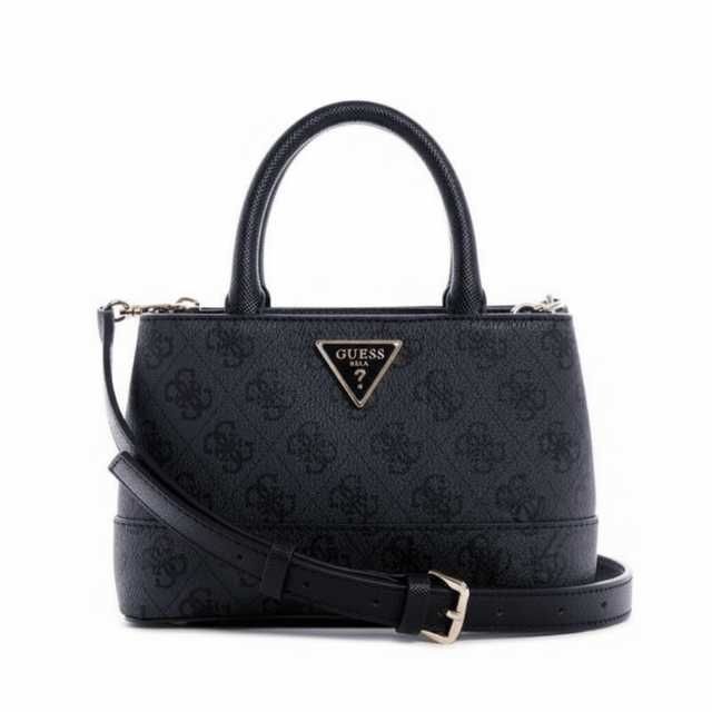 GUESS Cordelia Mini Satchel Handbag - grey - GB65 - Runner