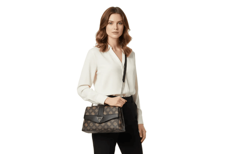 GUESS DORYS CONVERTIBLE XBODY FLAP - Cross body bag - Runner