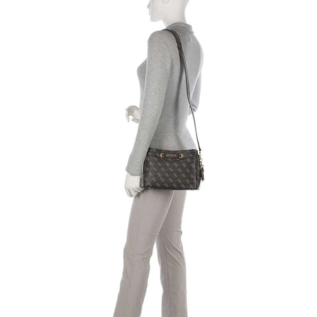 Guess Emera Logo Girlfriend Crossbody Top Zip Bag - Runner