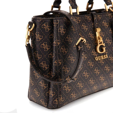 GUESS G James 4G logo handbag - BROWN - GB194 - Runner