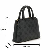 GUESS G James 4G peony logo handbag - GREY - GB301 - Runner