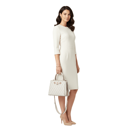 GUESS IZZY 4G LOGO SHOULDERBAG - BLUSH - GB343 - Runner