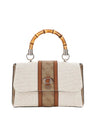 Guess Kerima Bamboo Top Handle Flap Bag GB377 - Runner