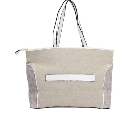 Guess Kerima Tote Natural/Milk Logo, Natural / Milk Logo Bag GB354 - Runner