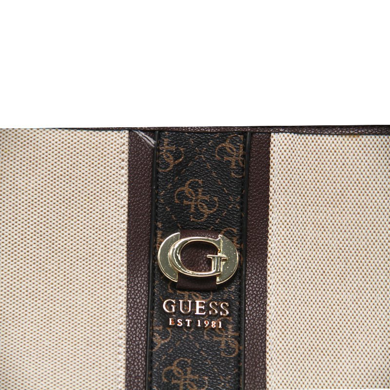 Guess Kerima Tote Natural/Milk Logo, Natural / Milk Logo Bag GB358 - Runner