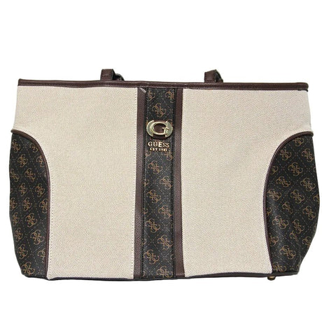 Guess Kerima Tote Natural/Milk Logo, Natural / Milk Logo Bag GB358 - Runner