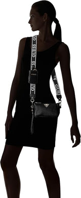 GUESS Latona Clutch and Evening Bag Blac GB506 - Runner