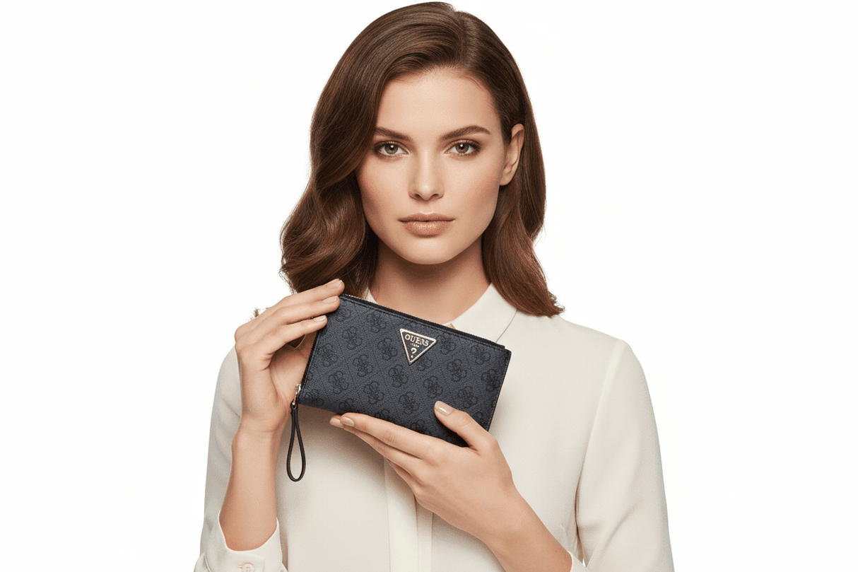 GUESS LAUREL Patterned Wallet - Runner