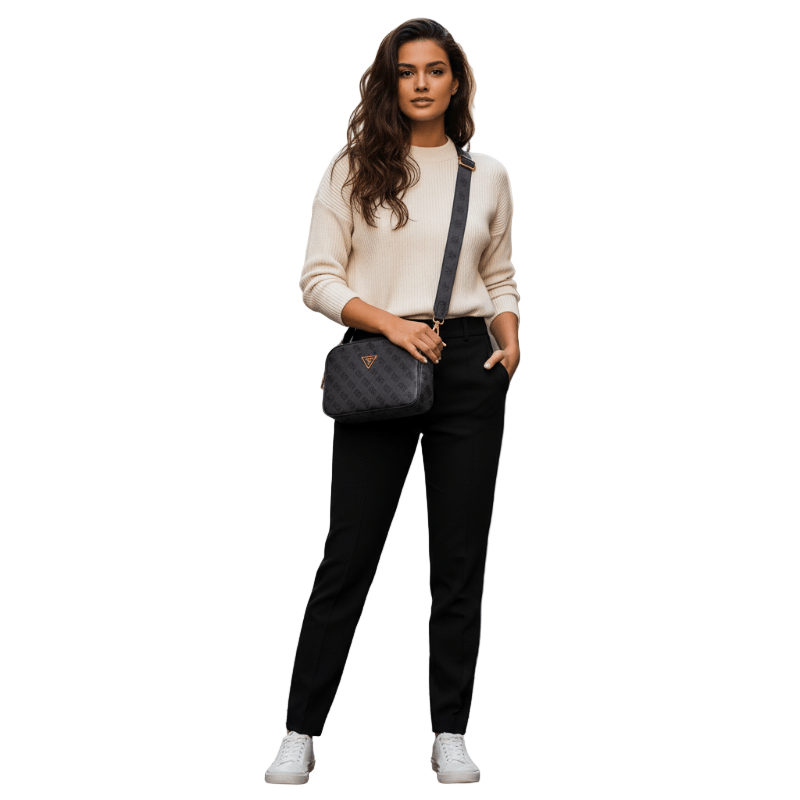 GUESS Meridian Camera Bag Dove Logo - Runner