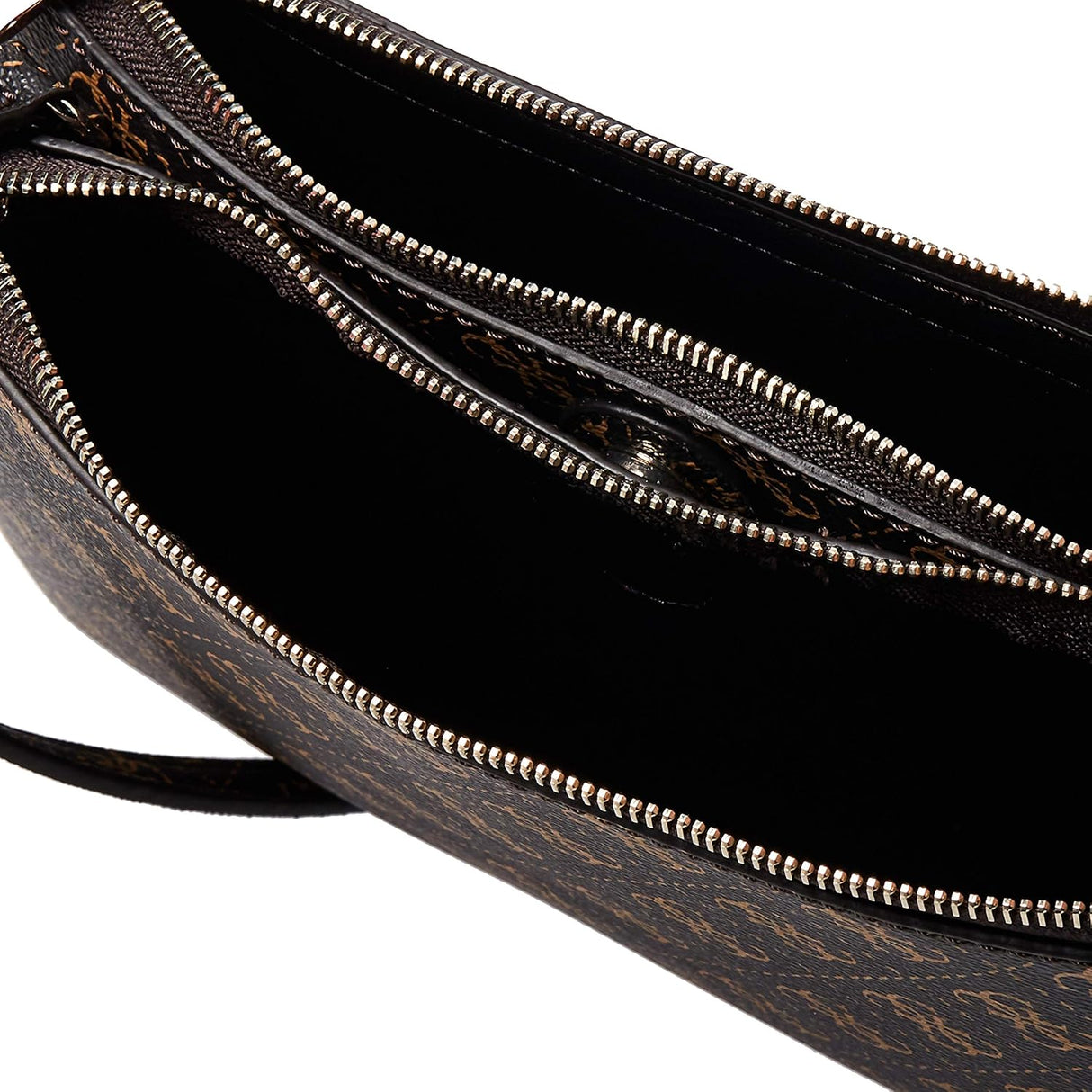 Guess Naya Grain Double PVC Crossbody with Front Zip Pocket WAMAN GB388 - Runner