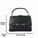 GUESS Nolana Patent Mini Handbag - BLACK - GB331 - Runner