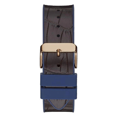 Guess Phoenix Men's Watch with Blue Dial and Brown Leather Strap - GW0386G2 GGM7 - Runner