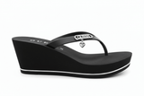 GUESS Sahira Foam Wedges blue flip - flops SLW39 - Runner