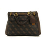 GUESS Sestri 4G logo mini handbag - BROWN - GB296 - Runner
