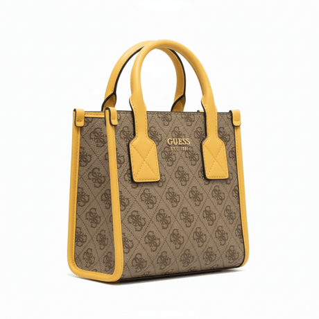 GUESS SILVANA MINI SHOULDER BAG - BROWN - GB16 - Runner