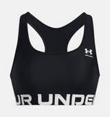 HeatGear® Armour Mid Branded Women's Sports Bra - Runner