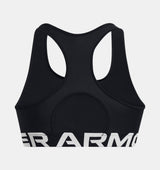 HeatGear® Armour Mid Branded Women's Sports Bra - Runner