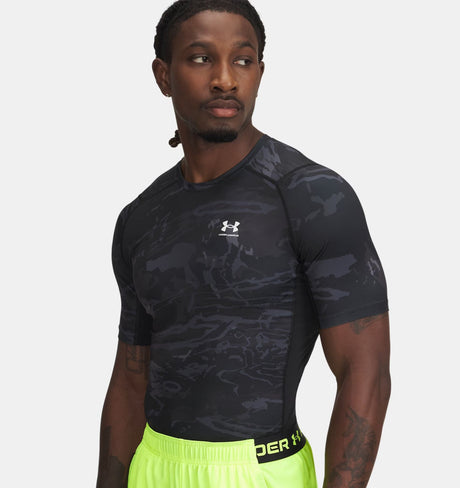HeatGear® Printed Men's Short Sleeve - Runner