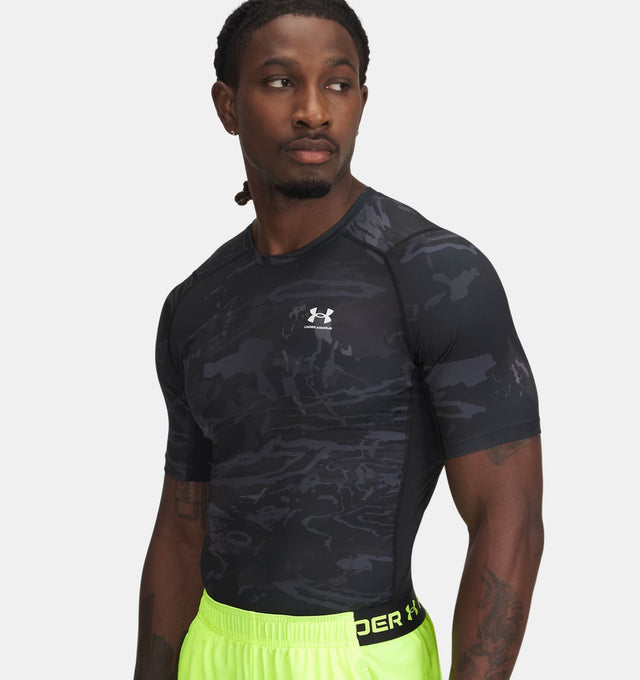 HeatGear® Printed Men's Short Sleeve - Runner