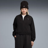 HER Relaxed Half - Zip Crew Women - Runner