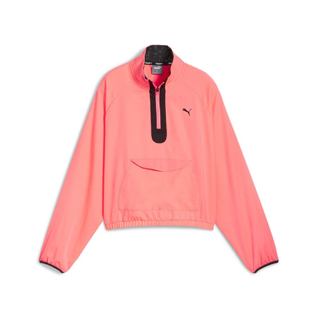 Hypernatural Women's Woven Half - Zip Jacket - Runner