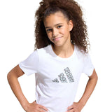 Junior Girls Animal Print Graphic T-Shirt - Runner
