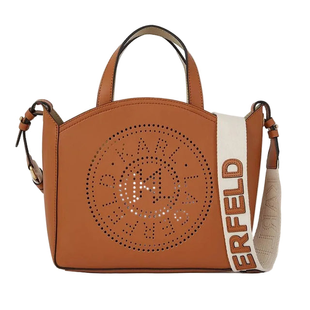 Karl Lagerfeld K/circle Perforated - Shoulderbag - Brown - KB6 - Runner