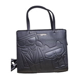 Karl Lagerfeld Maybelle Leather Satchel KB36 - Runner