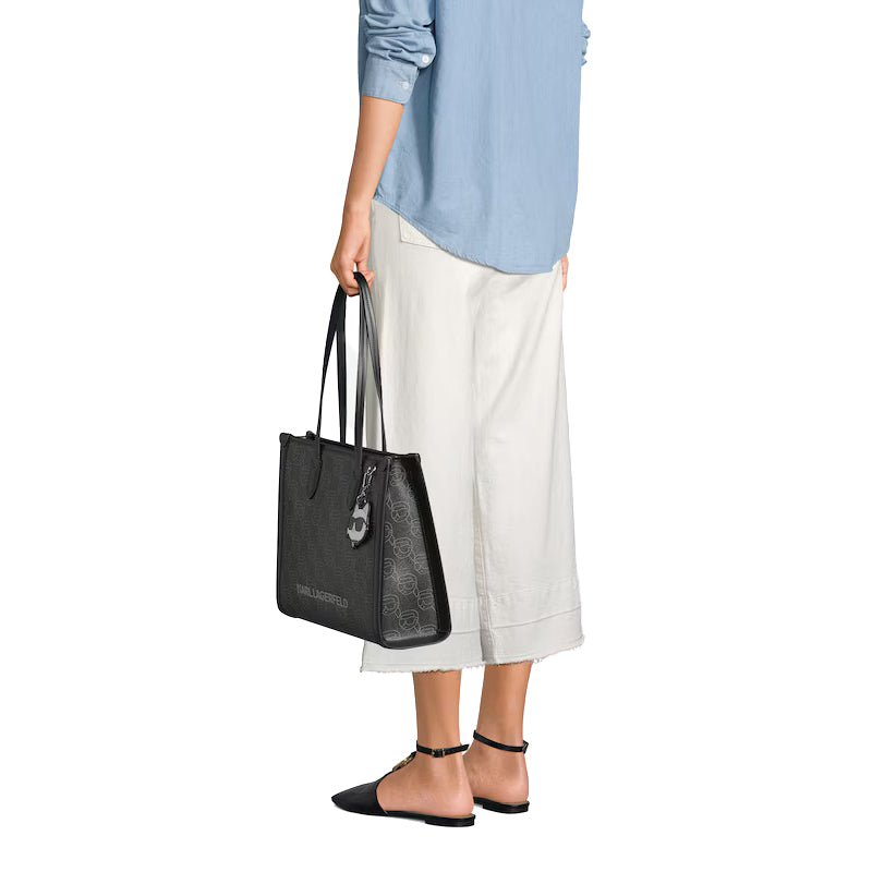 Karl Lagerfeld Shopper 'Ikon' in Black KB38 - Runner