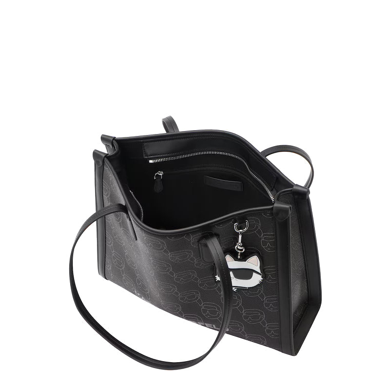 Karl Lagerfeld Shopper 'Ikon' in Black KB38 - Runner