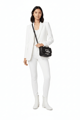 KARL LEGERFELD Griffiti Mini TH-Handbag-Black- KB21 - Runner
