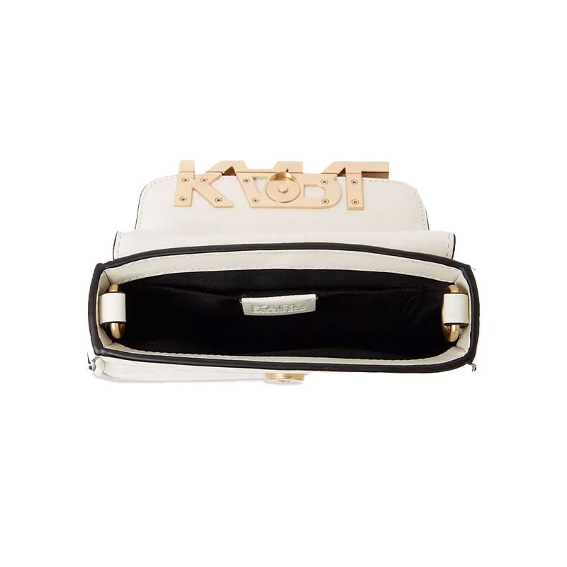 KARL LEGERFELD K/Letters Embossed Crossbody Bag in Leather KB37 - Runner