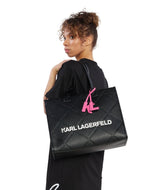 KARL LEGERFELD Shopperka k/skuare embossed lg tote KB67 - Runner
