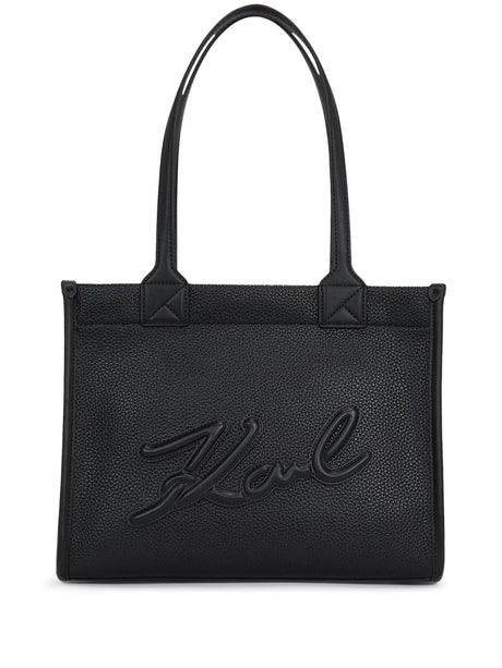 KARL LEGERFELD Weave K/Skuare Grainy Handtasche Bag KB74 - Runner
