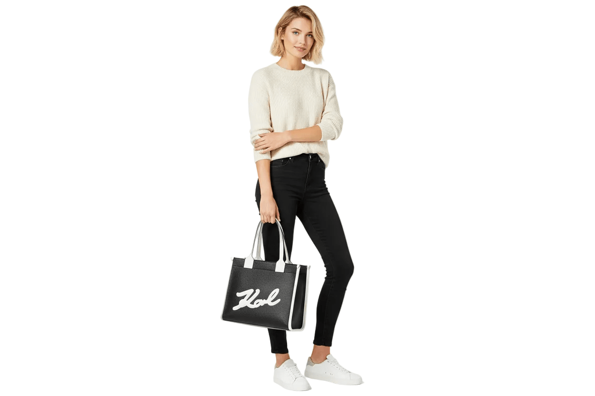 KARL LEGERFELD Weave Shoulder Bag KB69 - Runner