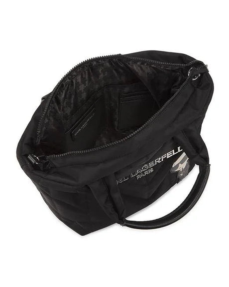 KARL LEGERFELD Women's Black Voyage Cat Sunglasses Quilted Tote Bag KB53 - Runner