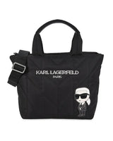 KARL LEGERFELD Women's Black Voyage Cat Sunglasses Quilted Tote Bag KB53 - Runner