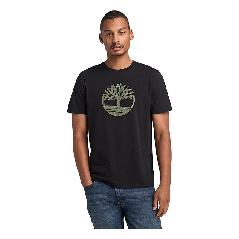 KENNEBEC RIVER Camo Tree Logo Short Sleeve Tee Black - Runner