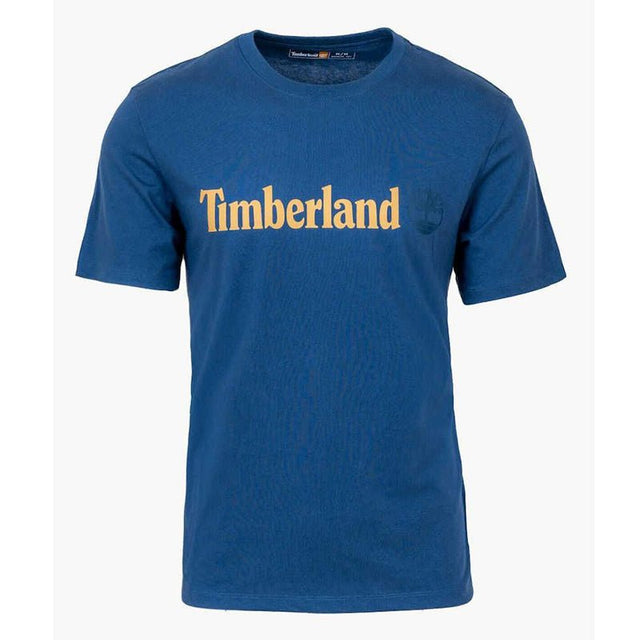 KENNEBEC RIVER Linear Logo Short Sleeve Tee Dark Denim - Runner