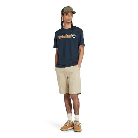 KENNEBEC RIVER Linear Logo Short Sleeve Tee Dark Sapphire - Runner