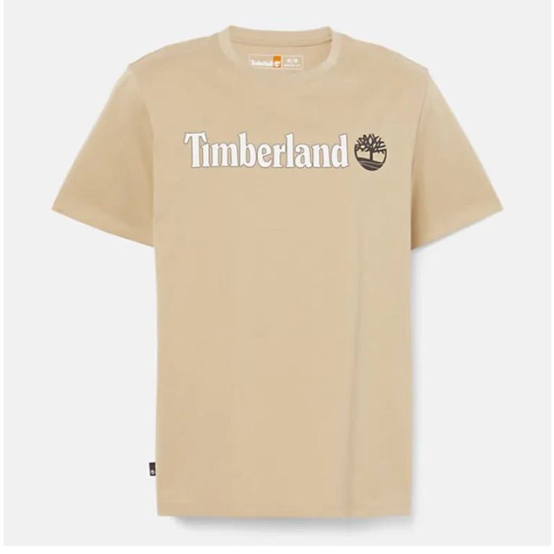 KENNEBEC RIVER Linear Logo Short Sleeve Tee Lemon Pepper - Runner