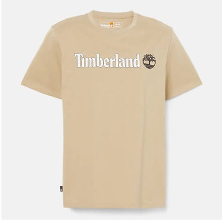 KENNEBEC RIVER Linear Logo Short Sleeve Tee Lemon Pepper - Runner