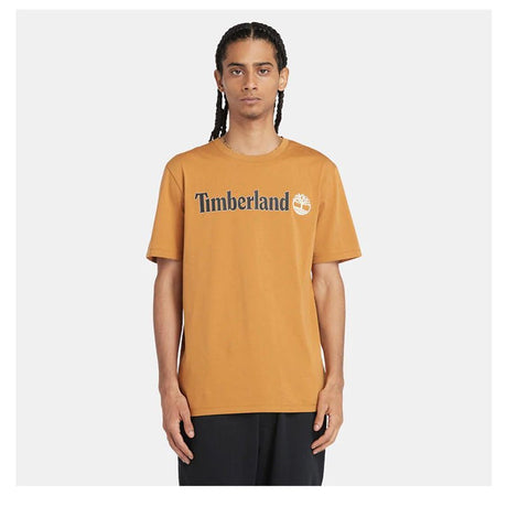 KENNEBEC RIVER Linear Logo Short Sleeve Tee Wheat Boot - Runner