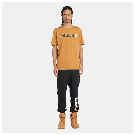 KENNEBEC RIVER Linear Logo Short Sleeve Tee Wheat Boot - Runner