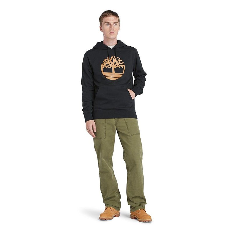 KENNEBEC RIVER Tree Logo Hoodie Black - Wheat Boot - Runner