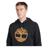 KENNEBEC RIVER Tree Logo Hoodie Black - Wheat Boot - Runner