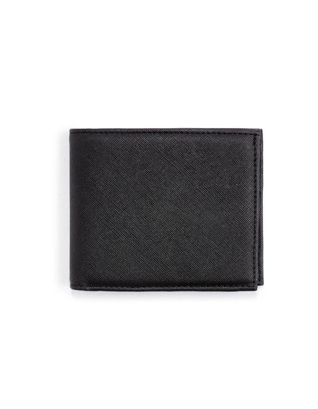 Leather Wallet - Black - Runner